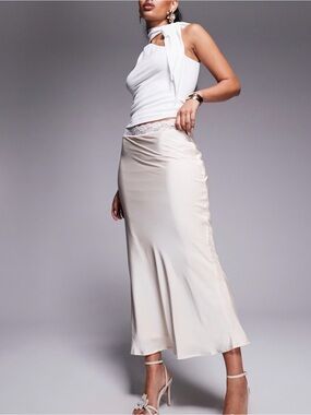 Princess Polly Lace-Trim Skirt